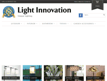 Tablet Screenshot of lightinnovation.com